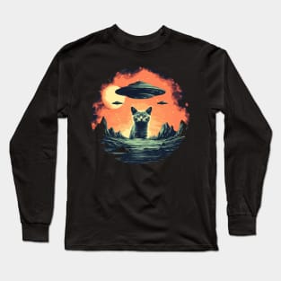 Kitten Abduction Long Sleeve T-Shirt